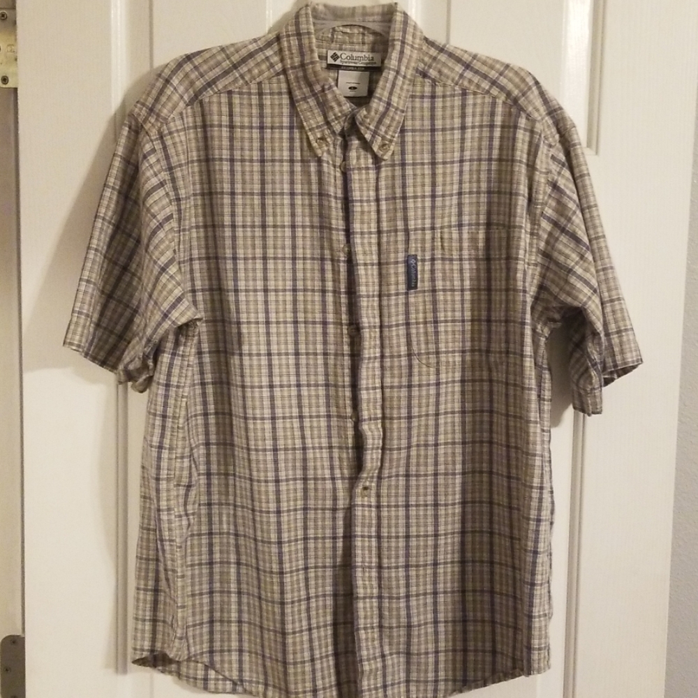 Columbia Plaid Button up
